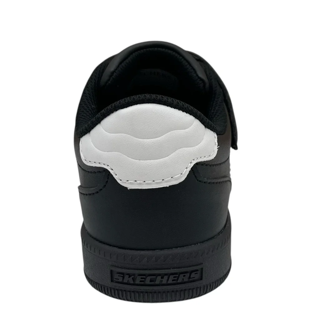 Skechers Zinger‎ Street Youth Boys Athletic Slip-on Shoes Size 3 Black White